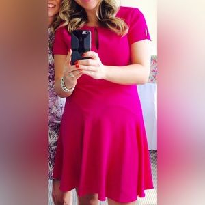 Diane VonFurstenberg dress - fuscia colour. Size 12. Dry cleaned. Worn 1x